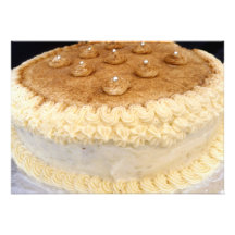 Cinnamon cream invitation