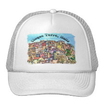 Cinque Terre, Italia Trucker Hat