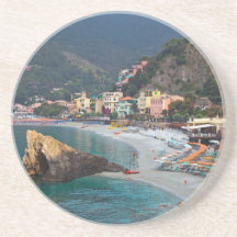 Cinque Terre - Morning Monterosso Beach Drink Coaster