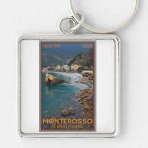 Cinque Terre - Morning Monterosso Beach Key Chain