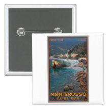 Cinque Terre - Morning Monterosso Beach Pins