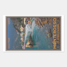 Cinque Terre - Morning Monterosso Beach Sticker