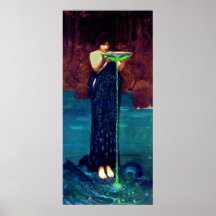 Circë Invidiosa (1892)~ Fine Art Canvas Print