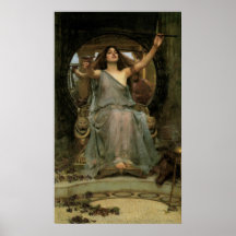 Circe Offering the Cup to Ulysses by JW Waterhouse Print