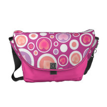 Circle of Hearts Rickshaw Messenger Bag