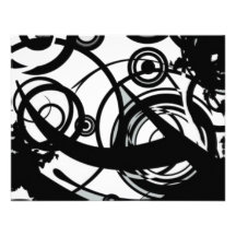 Circle Seven Abstract Invites