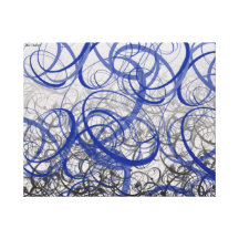 Circle World Canvas Print