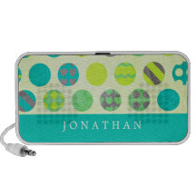 Circles Green Mini Speakers