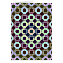 Circles Inverted Greeting Cards
