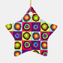 circles pattern christmas ornament