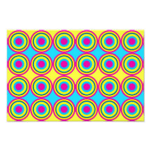 Circles pattern photo print