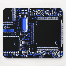 Circuit Blue 2 mouspad Mouse Mat