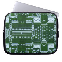 Circuit Board Background Laptop Sleeves