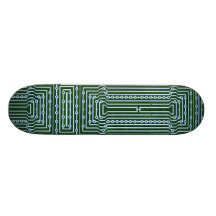 Circuit Board Background Skate Decks