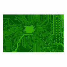 Circuit Board Photo Cut Out