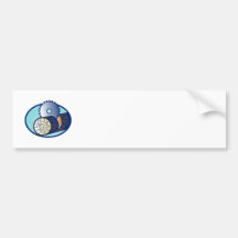 Circular Saw Cutting Log Wood Retro Bumper Stickers