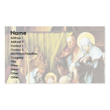 Circumcision By Albrecht Dürer Business Card Template