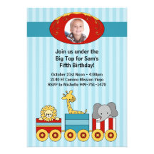 Circus Birthday Party Invitation