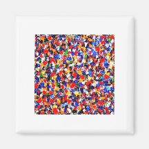 CIRCUS COLORS FRIDGE MAGNET