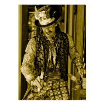 circus guy business cards