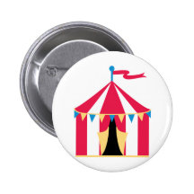 Circus Tent Pinback Buttons