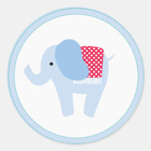 circus themed elephant sticker