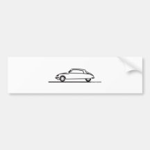 Ciroen DS 21 Pallas Bumper Stickers