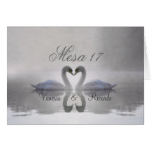 Cisne Enamorado ~ Tarjeta de Presentacion Greeting Card