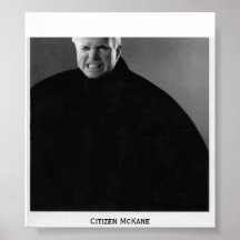 Citizen John McCain-Modern Citizen McKane Poster