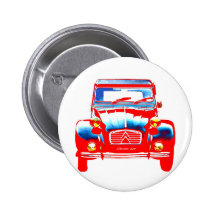 Citroen 2CV 2 Pinback Button