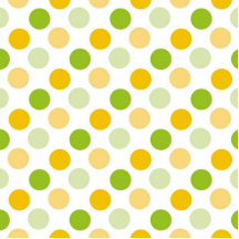 Citrus Polka Dots Photo Sculpture