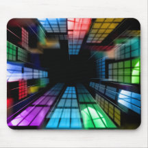 City abstract background mouse pads