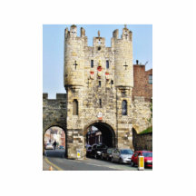City Gate In York In North Yorkshire Photo Sculpture