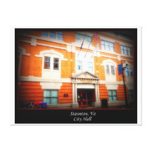 City Hall Stretched Canvas Print