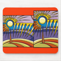 "CITY LIGHTS" MOUSE PAD