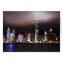 City Lights Notecard