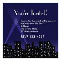 City Skyline Invitation
