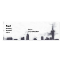 Cityscape - Skinny Business Card Template