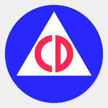 Civil Defence Stickers