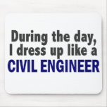 Civil Engineer During The Day Mousepads