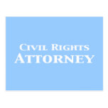 Civil Rights Attorney Gifts Post Cards