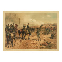 Civil War Siege of Atlanta by Thure de Thulstrup Personalised Invitations