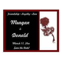 Claddagh Save the Date Post Cards