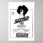 Clara Bow MANTRAP silent movie advertisement Poster