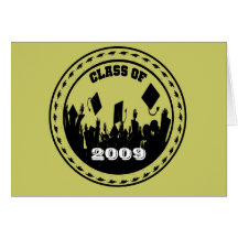 Class of 2009/2010 Invitation Choose Colours Card