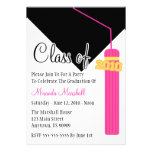 Class Of 2010 Tassel Graduation Invitation (Pink) invitations