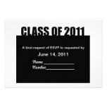 Class of 2011 RSVP CARDS Personalized Invites