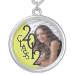 Class of 2012 Grad Photo Yellow Personalised Necklace