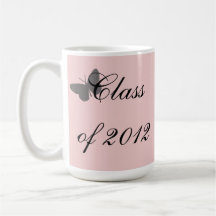 Class of 2012 - Pink and Grey Coffee Mug
