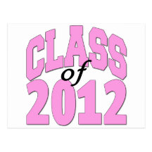 Class of 2012 (pink) post cards